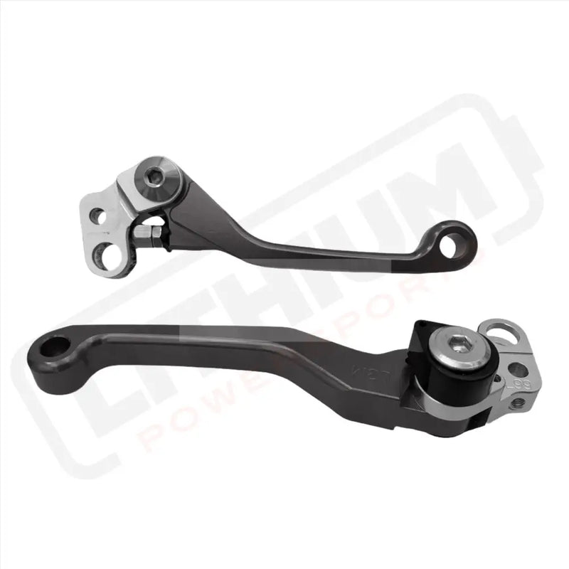 Break-Away Folding Aluminum Brake Lever Set | Surron LBX | Talaria Sting - Graphite - Levers