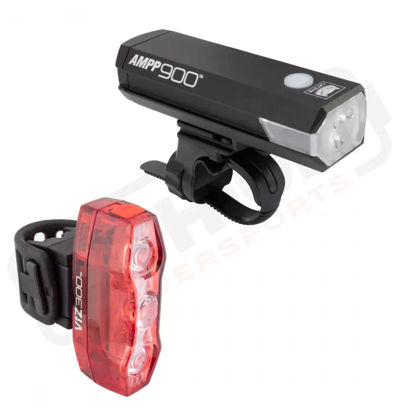 Cateye Combo AMPP900/VIZ300 HL-EL089RC/TL-LD810R Lights LIGHTS - COMBO SETS