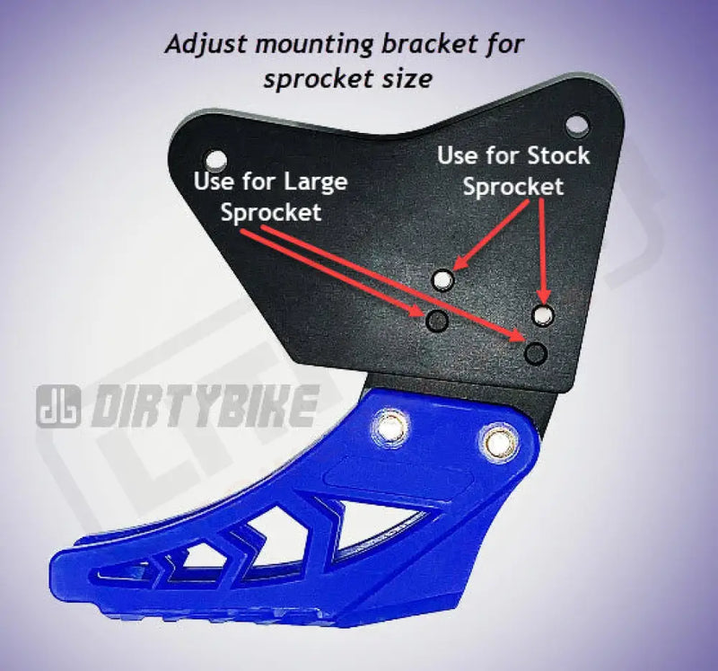 Chain Guide Kit | Talaria Sting | MX3 / Mx4 - Blue/Black - Chain Guide Talaria