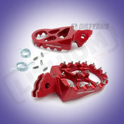 CNC Aluminum Foot Pegs | Talaria MX/ | X3 (XXX) | LBX | E Ride Pro - Footpegs