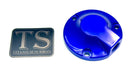 Titanium Surron Colored Sensor Covers For Sotion Motors Blue Sotion Motor Cover
