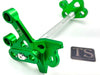 Titanium Surron Custom CNC Aluminum Footpeg Bracket Assembly Surron Silver / Green Footpeg bracket assembly LBX