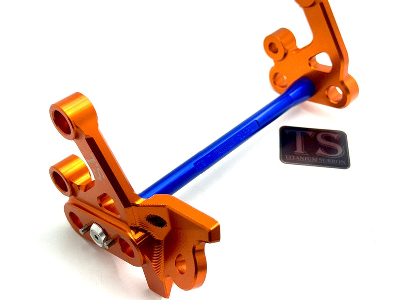 TS Custom CNC Aluminum Footpeg Bracket Assembly Surron