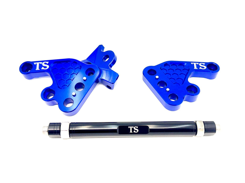 Titanium Surron Custom CNC Aluminum Footpeg Bracket Assembly Talaria MX3, MX4, MX5