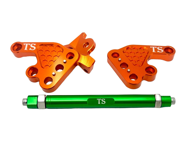TS Talaria MX3 & MX4 Custom CNC Aluminum Footpeg Bracket Assembly