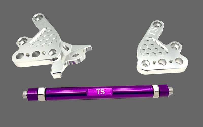 TS Talaria MX3 & MX4 Custom CNC Aluminum Footpeg Bracket Assembly