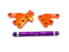 Titanium Surron Custom CNC Aluminum Footpeg Bracket Assembly Talaria MX3 MX4 MX5 Burnt Orange / Purple Footpeg bracket