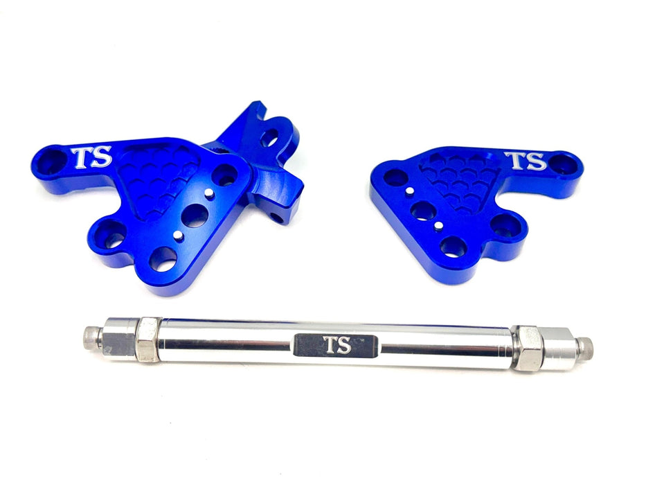 Titanium Surron Custom CNC Aluminum Footpeg Bracket Assembly Talaria MX3, MX4, MX5