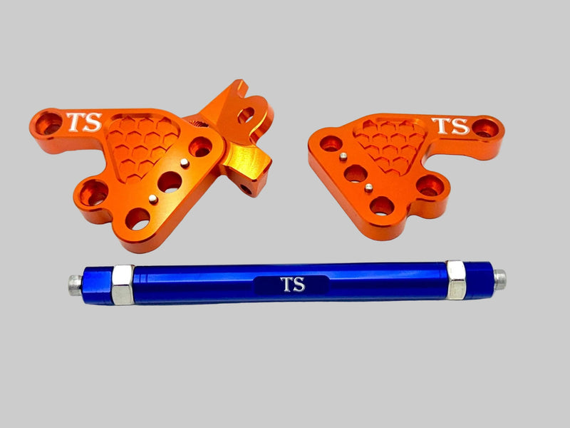 TS Talaria MX3 & MX4 Custom CNC Aluminum Footpeg Bracket Assembly
