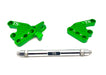 Titanium Surron Custom CNC Aluminum Footpeg Bracket Assembly Talaria MX3 MX4 MX5 Green / Silver Footpeg bracket