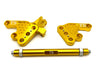 Titanium Surron Custom CNC Aluminum Footpeg Bracket Assembly Talaria MX3 MX4 MX5 Gold / Gold Footpeg bracket assembly