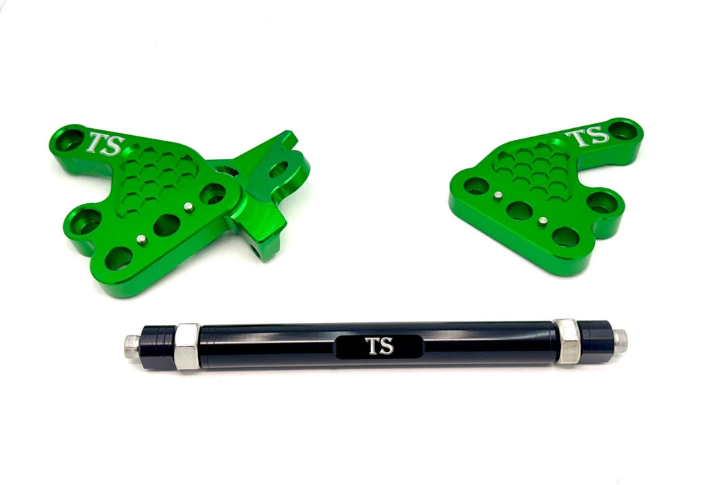 Titanium Surron Custom CNC Aluminum Footpeg Bracket Assembly Talaria MX3, MX4, MX5