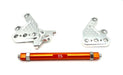 Titanium Surron Custom CNC Aluminum Footpeg Bracket Assembly Talaria MX3 MX4 MX5 Silver / Burnt Orange Footpeg bracket
