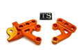 Titanium Surron Custom CNC Aluminum Footpeg Bracket for Surron and E-Ride Pro Burnt Orange / Surron LBX and Segway