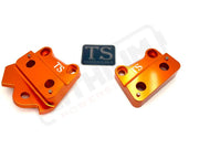 Custom CNC Aluminum Footpeg Brackets for Talaria X3 (XXX models) - Burnt Orange - Talaria X3 CNC footpeg brackets
