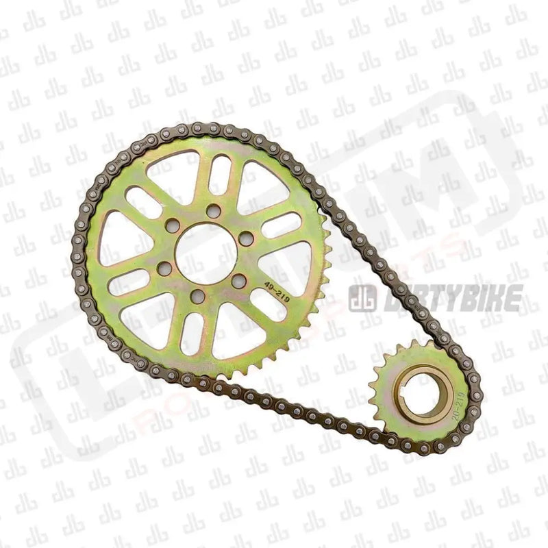 DB Primary Belt to Chain Kit DB 219 Gold Series Surron LBX - Lithium Powersports