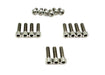 Titanium Surron Titanium DNM/ KKE Fork Bolt Kits Silver (raw) DNM/ KKE Fork Titanium Bolt Kit