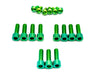 Titanium Surron Titanium DNM/ KKE Fork Bolt Kits Green DNM/ KKE Fork Titanium Bolt Kit
