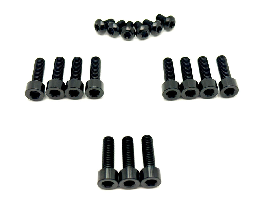 Titanium Surron Titanium DNM/ KKE Fork Bolt Kits Black DNM/ KKE Fork Titanium Bolt Kit