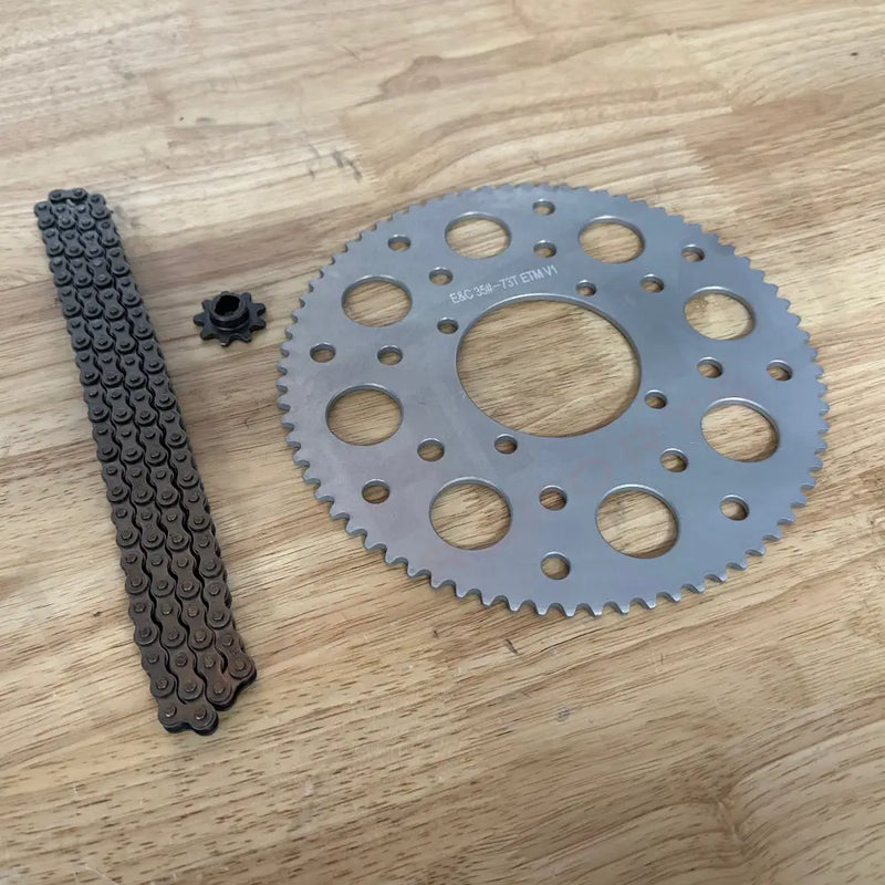 E&C ETM™ V1 #35 HD Ultralight Sprocket & Chain Kit eParts
