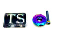Titanium Surron E-moto Fork Stem Caps Surron Talaria E-Ride Pro E-moto Rainbow Stem Cap