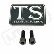 E-Moto Throttle Titanium Bolts - Black / OEM Throttle (see list) - Titanium Bolts