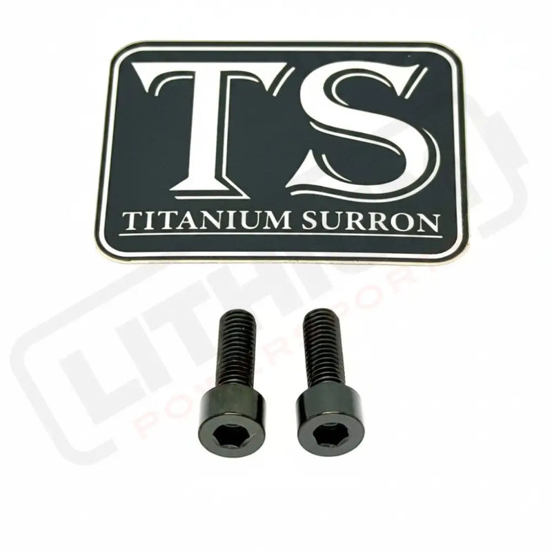 E-Moto Throttle Titanium Bolts - Black / OEM Throttle (see list) - Titanium Bolts