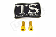 E-Moto Throttle Titanium Bolts - Gold / OEM Throttle (see list) - Titanium Bolts