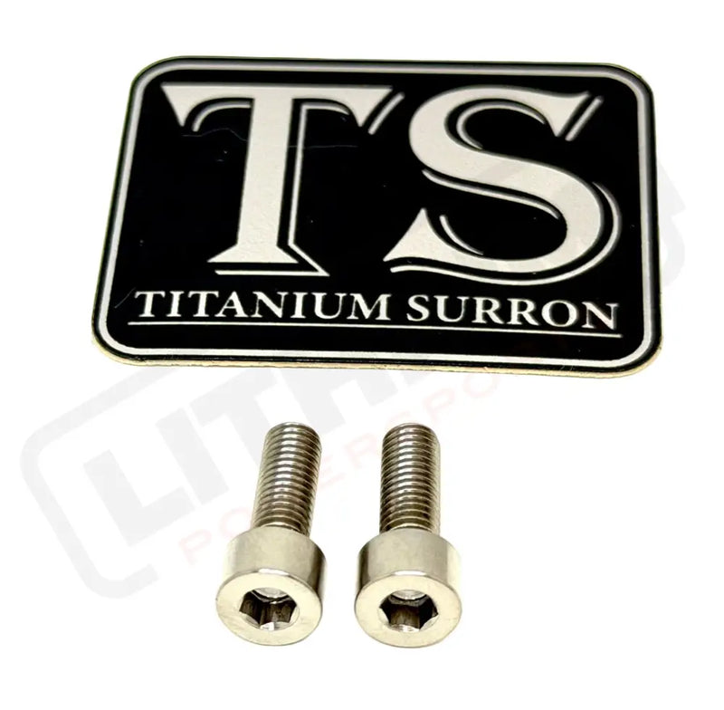 E-Moto Throttle Titanium Bolts - Silver (raw) / OEM Throttle (see list) - Titanium Bolts
