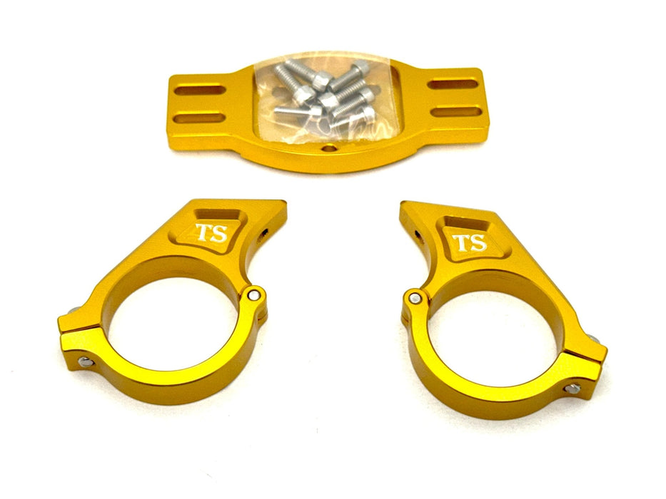 Titanium Surron E-Ride Pro Adjustable Display Mounting Bracket Gold ERP Display Mount