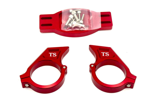 Titanium Surron E-Ride Pro Adjustable Display Mounting Bracket Red ERP Display Mount