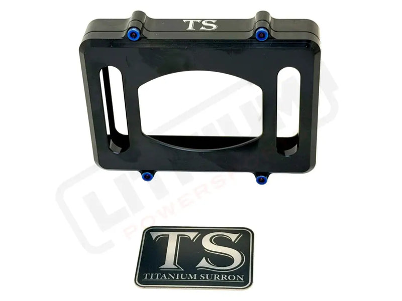 E-Ride Pro Display Protector Titanium Bolts - Burnt Blue - Titanium Hardware