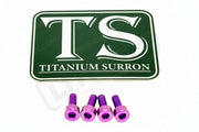 E-Ride Pro Display Protector Titanium Bolts - Purple - Titanium Hardware