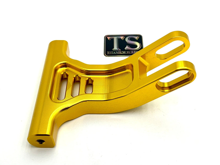 Titanium Surron E-Ride Pro Rear Suspension Triangle Gold / Pro S and Pro SS 2.0/3.0 Rear linkage triangle E-Ride Pro