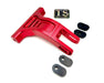 Titanium Surron E-Ride Pro Rear Suspension Triangle Red / Pro S and Pro SS 2.0/3.0 Rear linkage triangle E-Ride Pro