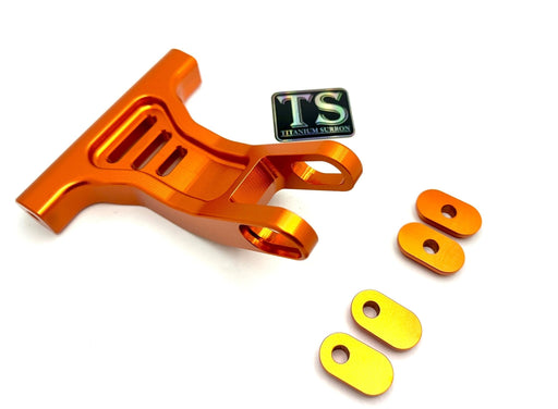 Titanium Surron E-Ride Pro Rear Suspension Triangle Burnt Orange / Pro S and Pro SS 2.0/3.0 Rear linkage triangle