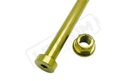 E-Ride Pro SS 2.0/ Pro S Titanium Rear Axle and Nut (2 Pieces) - Gold - Titanium Bolts