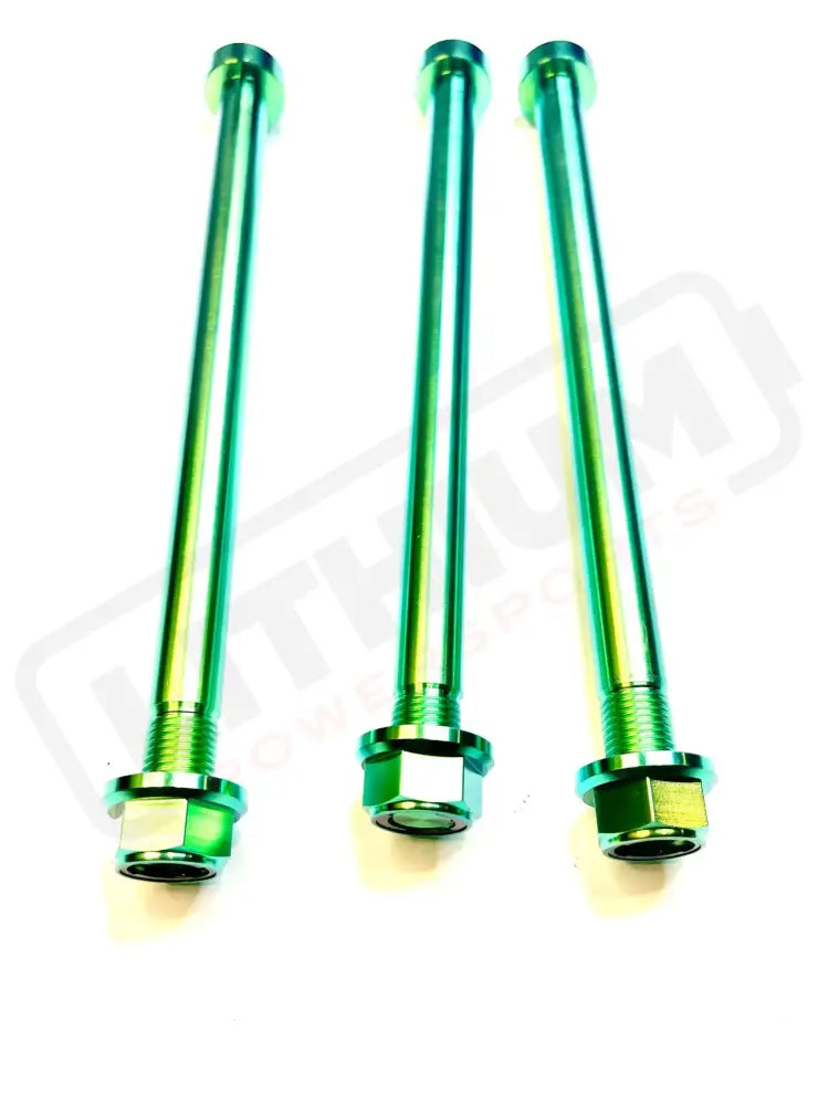E - Ride Pro SS 2.0/ Pro S Titanium Rear Axle and Nut (2 Pieces) - Lithium Powersports