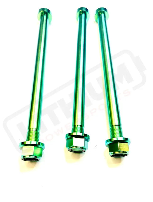 E - Ride Pro SS 2.0/ Pro S Titanium Rear Axle and Nut (2 Pieces) - Lithium Powersports