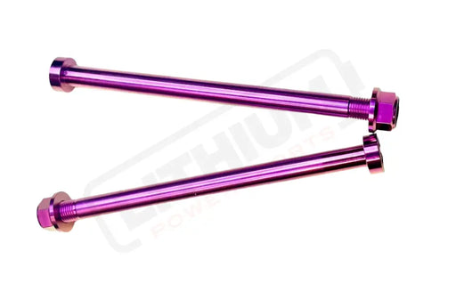 E - Ride Pro SS 2.0/ Pro S Titanium Rear Axle and Nut (2 Pieces) - Lithium Powersports
