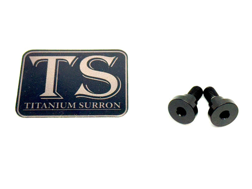 Titanium Surron Titanium Battery Lid Bolts - E-Ride Pro - (Two Pcs) Black ERP Battery lid bolts