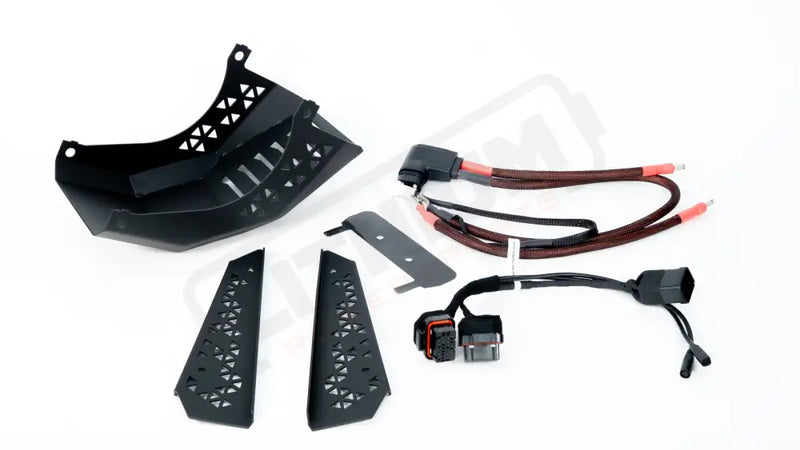 EBMX X-9000-V3 E-Ride Pro 2.0 Harness Mounting Kit and Bashguard (V3 Battery) - Guard / Protector