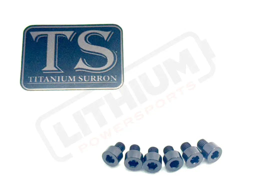 EBMX X9000 Heat Sink Titanium Bolt Kits (6) - Lithium Powersports