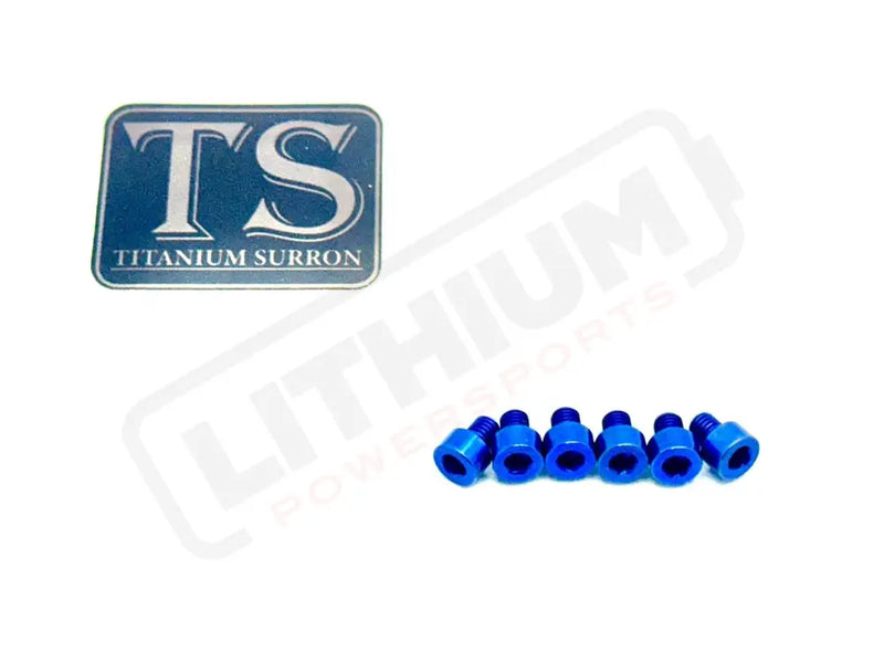 EBMX X9000 Heat Sink Titanium Bolt Kits (6) - Lithium Powersports