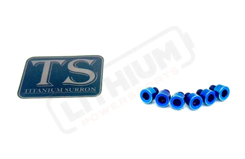 EBMX X9000 Heat Sink Titanium Bolt Kits (6) - Lithium Powersports