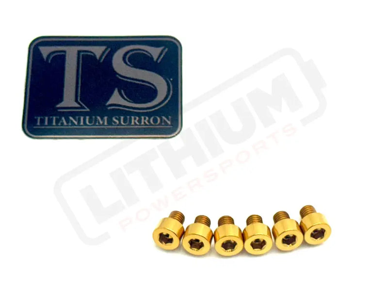 EBMX X9000 Heat Sink Titanium Bolt Kits (6) - Lithium Powersports