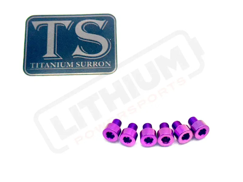 EBMX X9000 Heat Sink Titanium Bolt Kits (6) - Lithium Powersports
