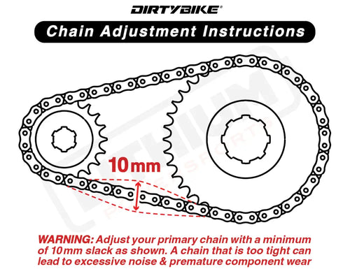 Enduro Primary Belt to Chain Conversion Kit | 420 RK MXU | Surron Ultra Bee - Chain Drive Ultra Bee