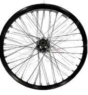 SHE7112 - Rear Wheel Assembly 1.85 - 16'' (straight pull with black spokes) - 3.0/SR