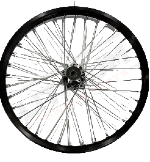 SHE7112 - Rear Wheel Assembly 1.85 - 16'' (straight pull with black spokes) - 3.0/SR